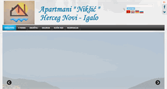 Desktop Screenshot of apartmani-niksic.com